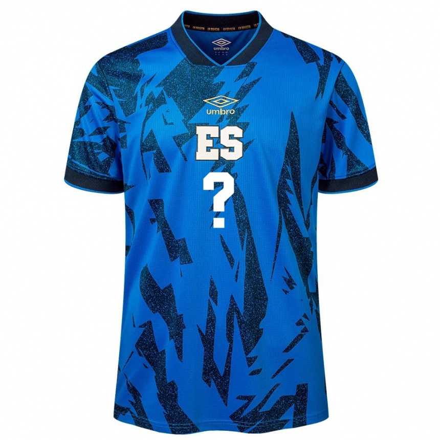 Kinder Fußball El Salvador Andrew Reyes #0 Blau Heimtrikot Trikot 24-26 T-Shirt Luxemburg