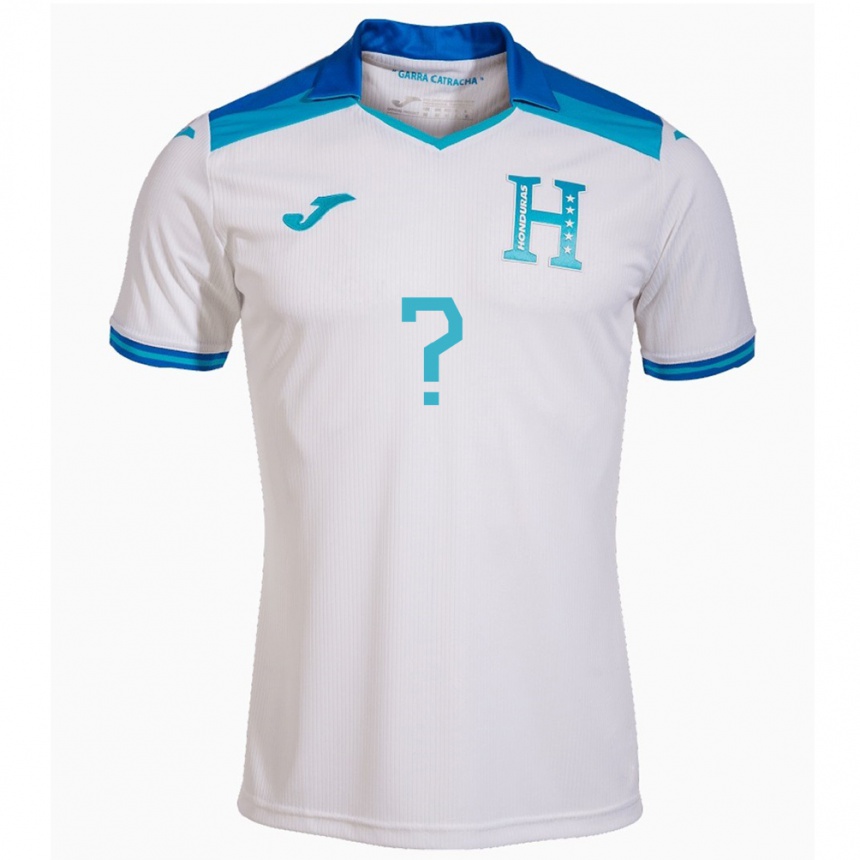 Kinder Fußball Honduras Giselle Guzmán #0 Weiß Heimtrikot Trikot 24-26 T-Shirt Luxemburg