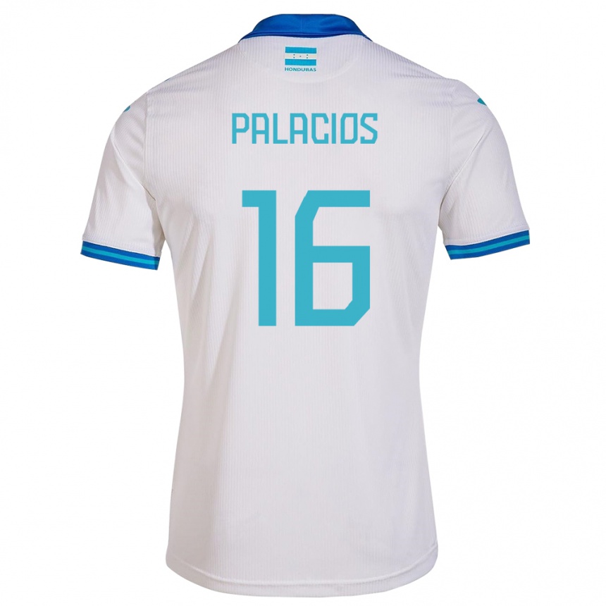 Kinder Fußball Honduras Danilo Palacios #16 Weiß Heimtrikot Trikot 24-26 T-Shirt Luxemburg