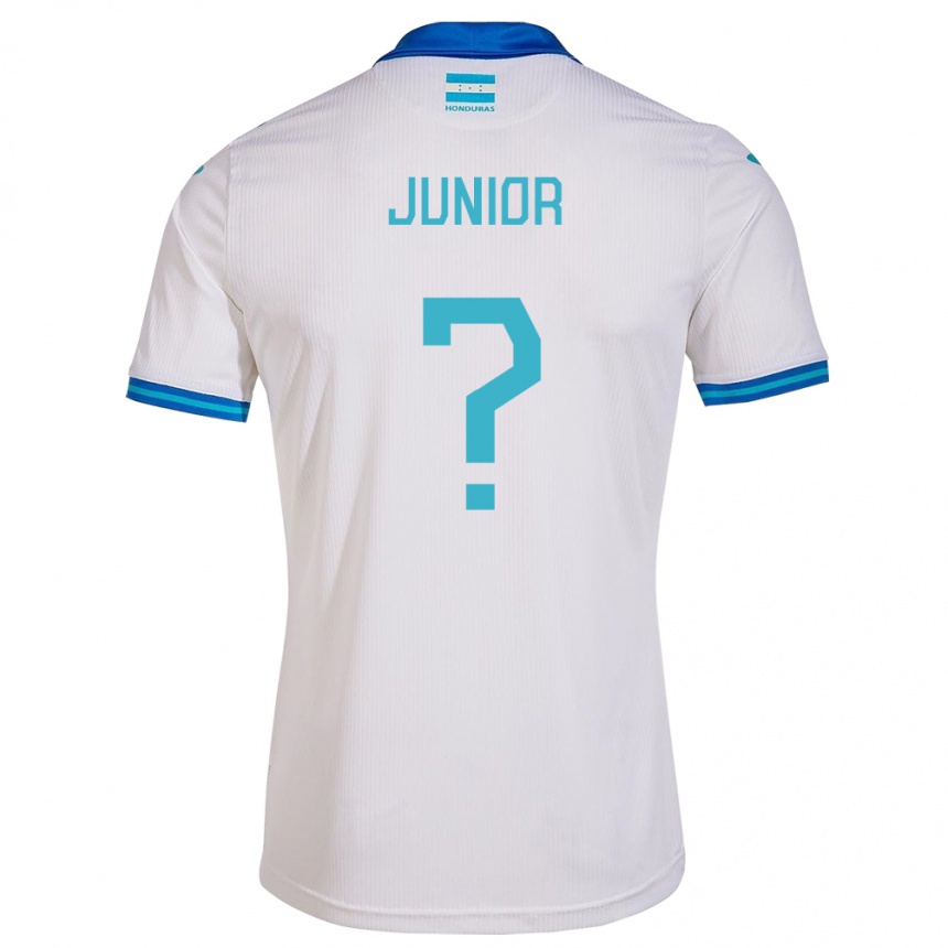 Kinder Fußball Honduras Junior Mejía #0 Weiß Heimtrikot Trikot 24-26 T-Shirt Luxemburg