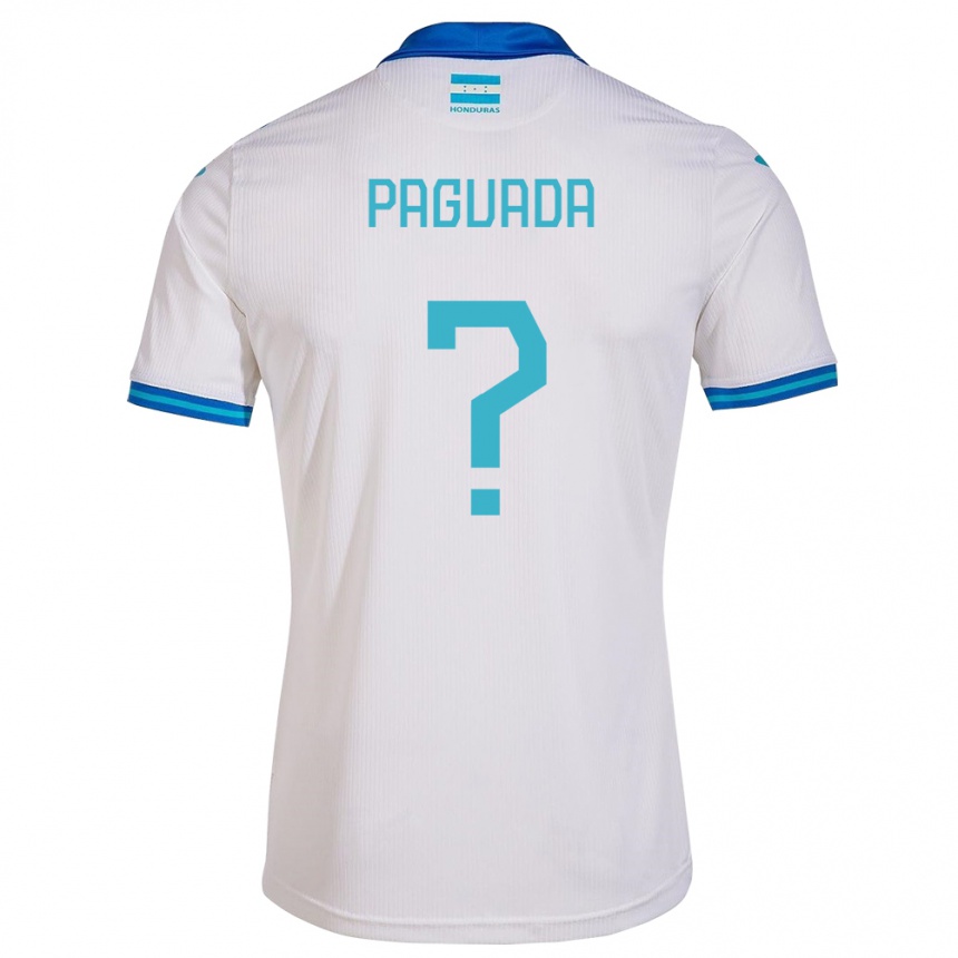 Kinder Fußball Honduras Didier Paguada #0 Weiß Heimtrikot Trikot 24-26 T-Shirt Luxemburg