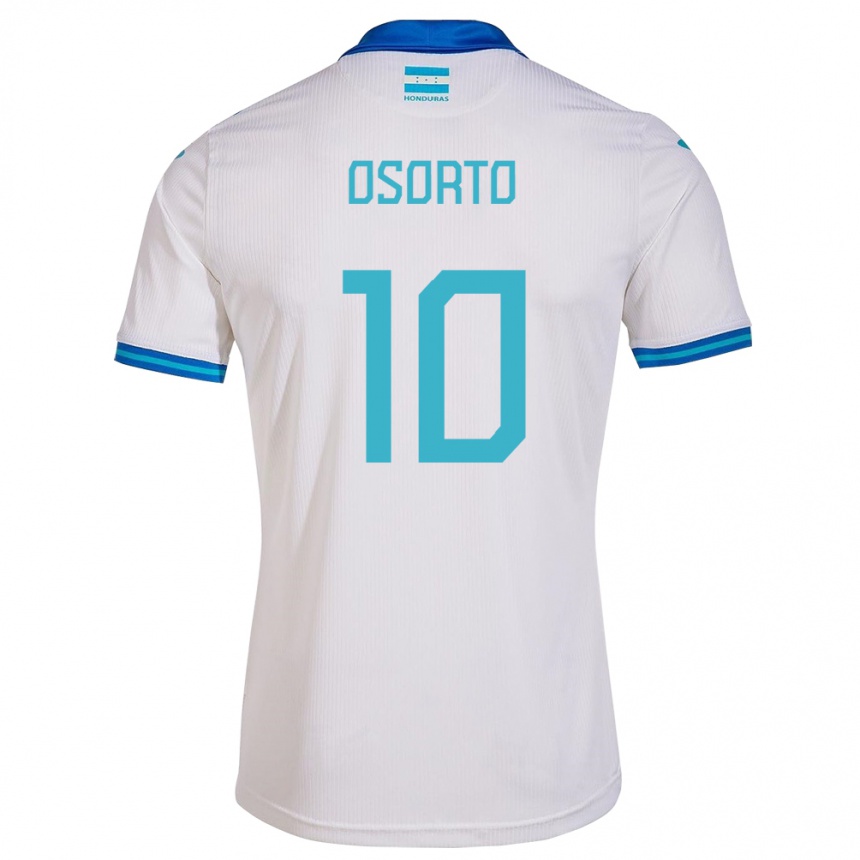 Kinder Fußball Honduras Roberto Osorto #10 Weiß Heimtrikot Trikot 24-26 T-Shirt Luxemburg