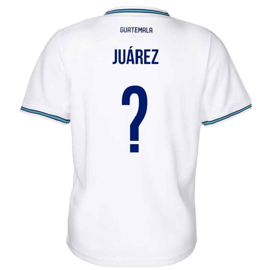 Kinder Fußball Guatemala Ailyn Juárez #0 Weiß Heimtrikot Trikot 24-26 T-Shirt Luxemburg