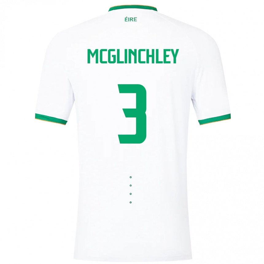 Kinder Fußball Irische Harry Mcglinchley #3 Weiß Auswärtstrikot Trikot 24-26 T-Shirt Luxemburg