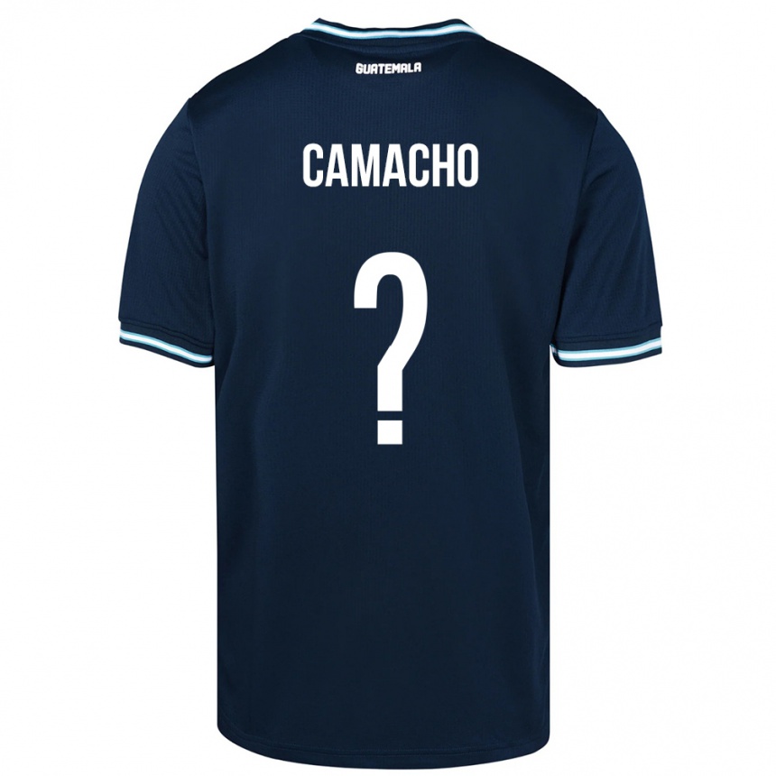 Kinder Fußball Guatemala Samuel Camacho #0 Blau Auswärtstrikot Trikot 24-26 T-Shirt Luxemburg