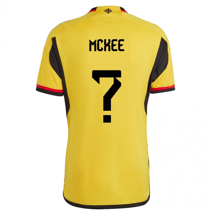 Kinder Fußball Nordirland Chris Mckee #0 Weiß Auswärtstrikot Trikot 24-26 T-Shirt Luxemburg