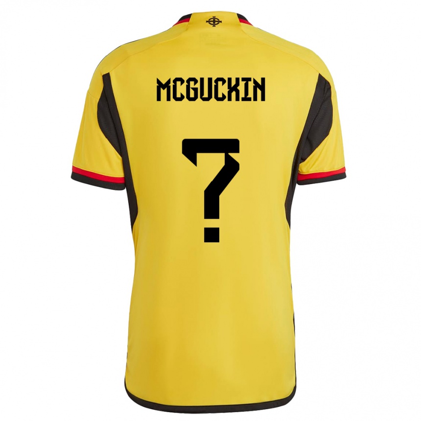 Kinder Fußball Nordirland Ciaran Mcguckin #0 Weiß Auswärtstrikot Trikot 24-26 T-Shirt Luxemburg