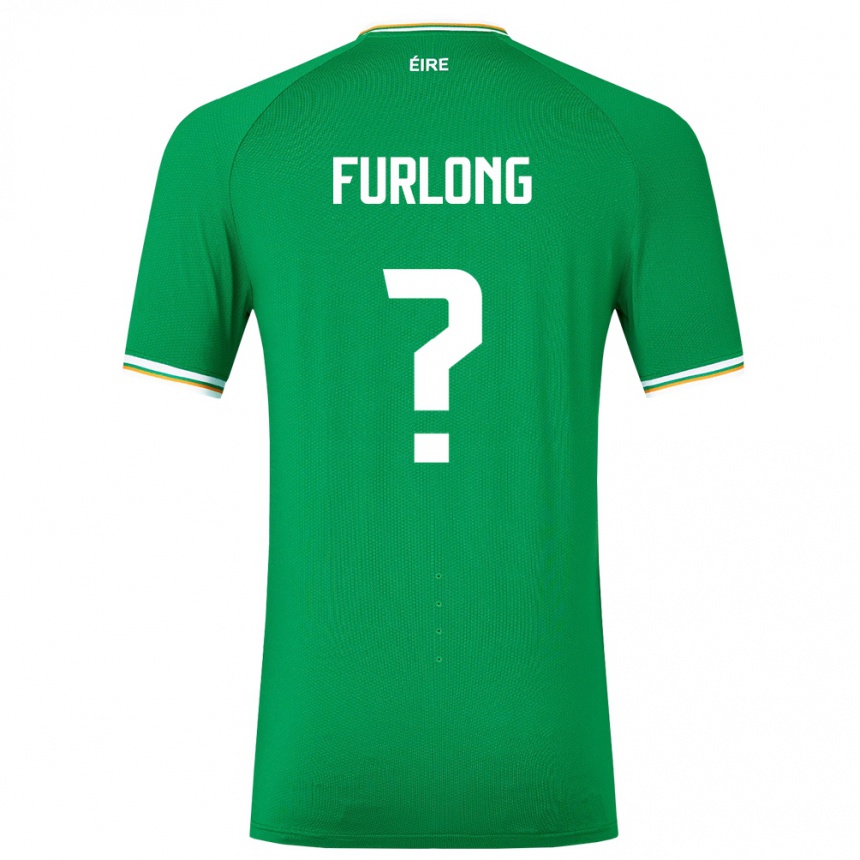 Herren Fußball Irische James Furlong #0 Grün Heimtrikot Trikot 24-26 T-Shirt Luxemburg