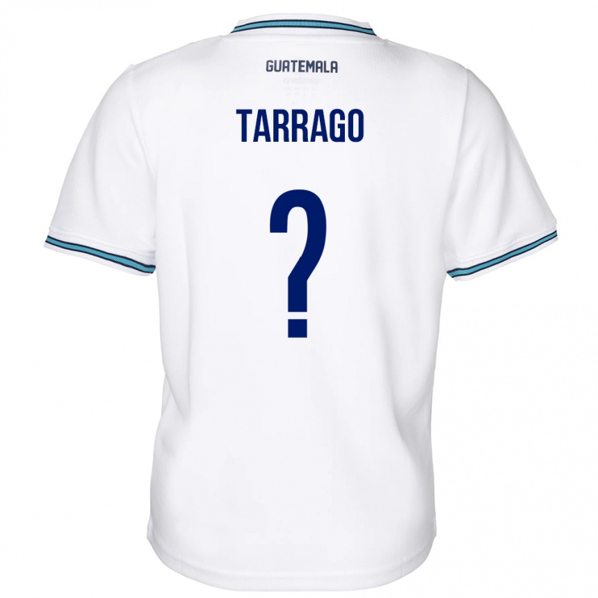 Herren Fußball Guatemala María Tarrago #0 Weiß Heimtrikot Trikot 24-26 T-Shirt Luxemburg