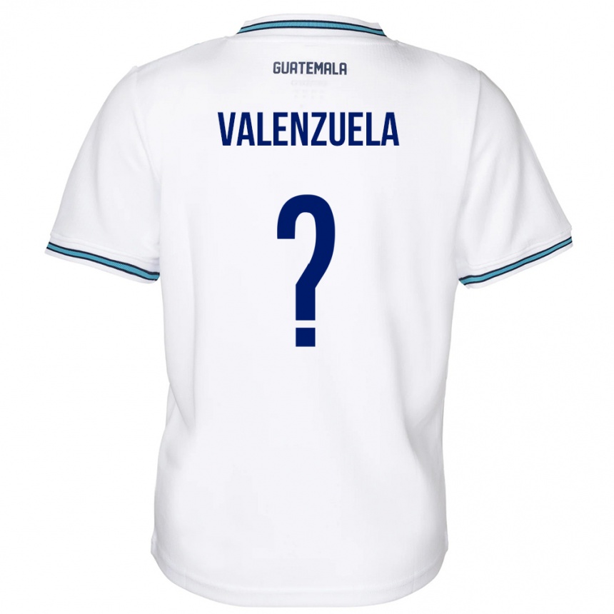 Herren Fußball Guatemala Briana Valenzuela #0 Weiß Heimtrikot Trikot 24-26 T-Shirt Luxemburg