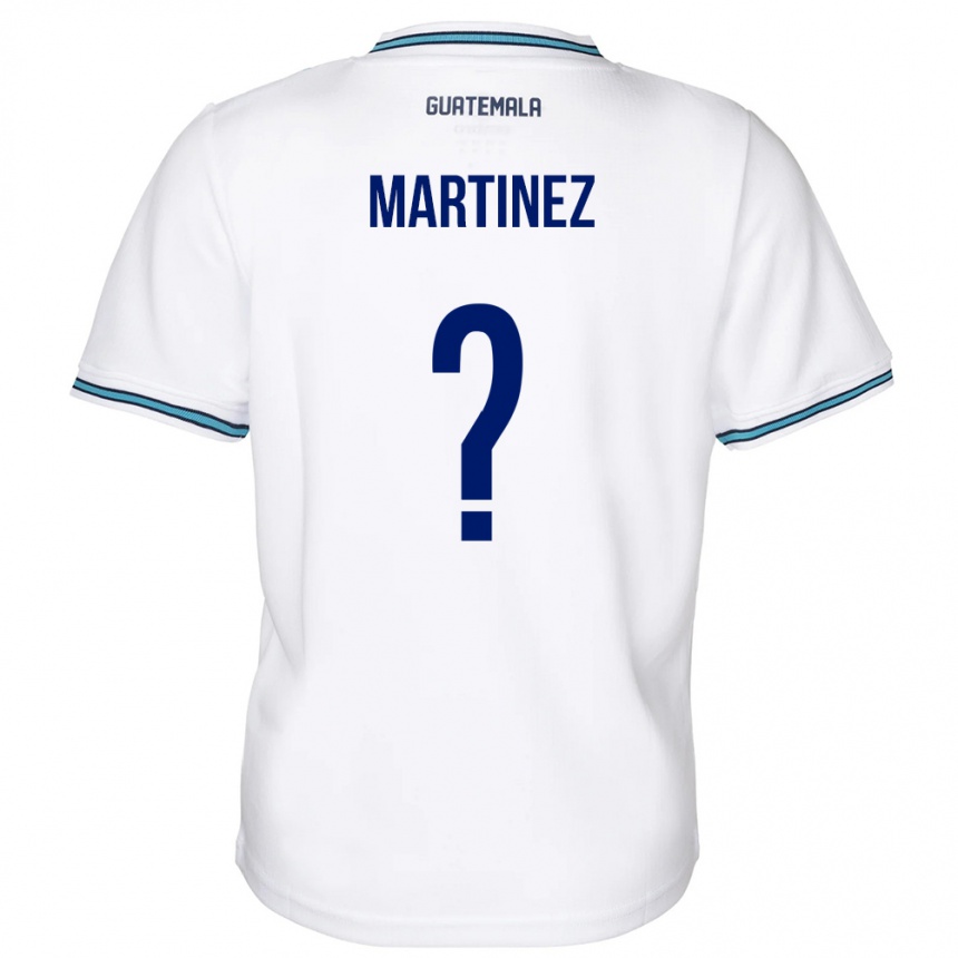 Damen Fußball Guatemala José Carlos Martinez #0 Weiß Heimtrikot Trikot 24-26 T-Shirt Luxemburg