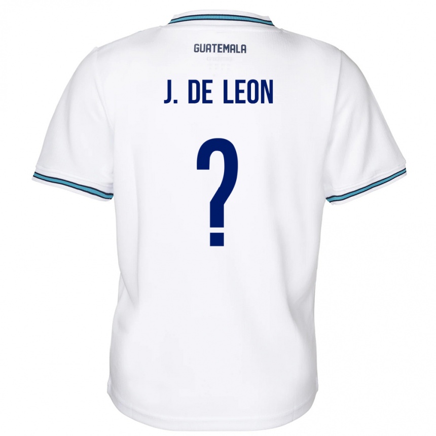 Damen Fußball Guatemala Jose De Leon #0 Weiß Heimtrikot Trikot 24-26 T-Shirt Luxemburg