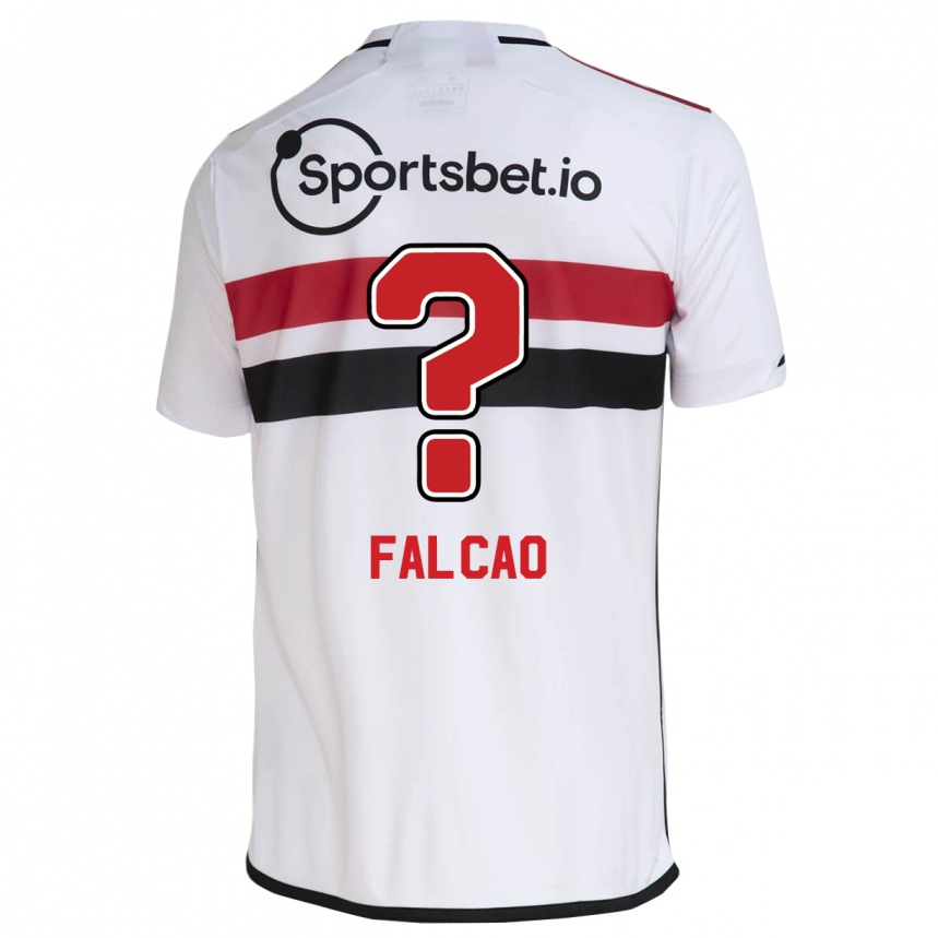 Kinder Fußball Gabriel Falcão #0 Weiß Heimtrikot Trikot 2023/24 T-Shirt Luxemburg