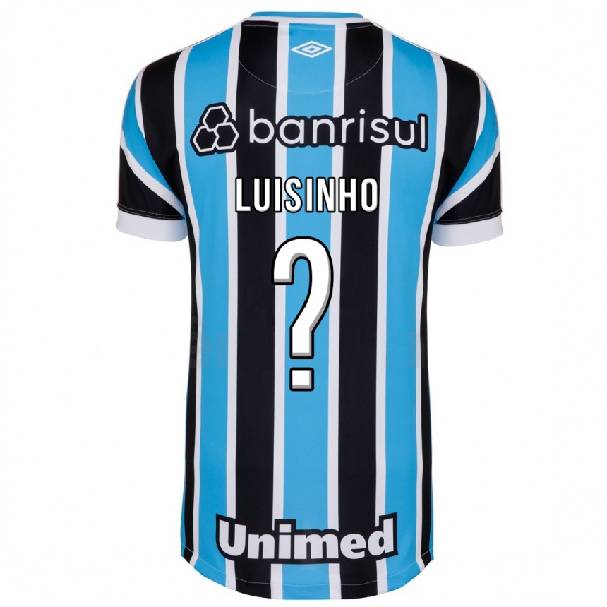 Kinder Fußball Luisinho #0 Blau Heimtrikot Trikot 2023/24 T-Shirt Luxemburg