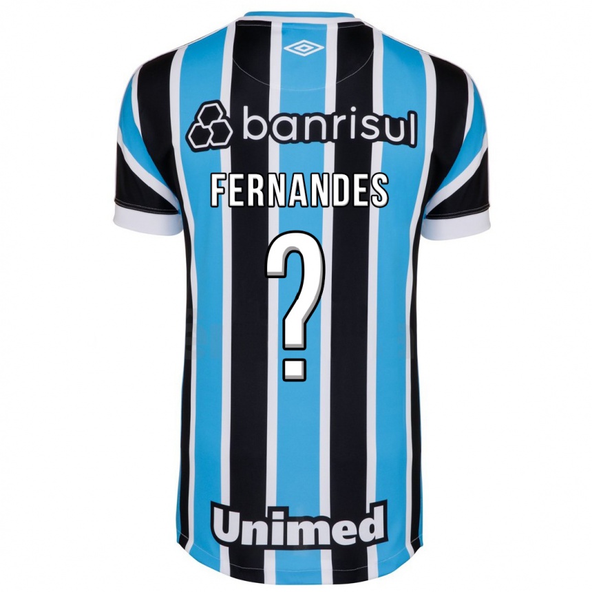 Kinder Fußball Nathan Fernandes #0 Blau Heimtrikot Trikot 2023/24 T-Shirt Luxemburg