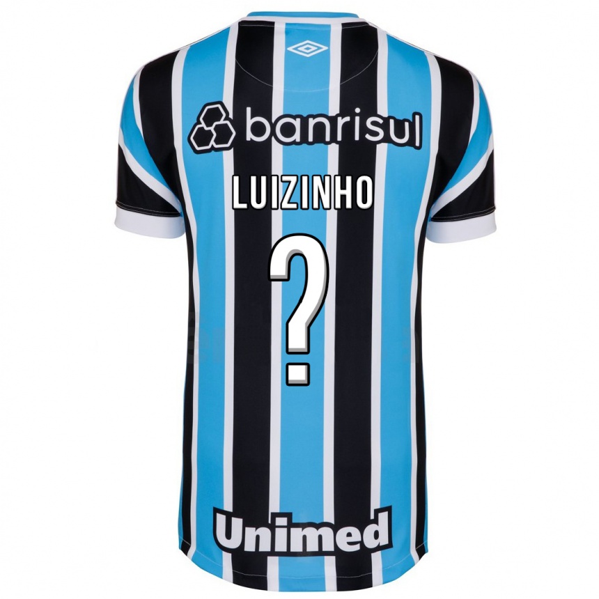 Kinder Fußball Luizinho #0 Blau Heimtrikot Trikot 2023/24 T-Shirt Luxemburg