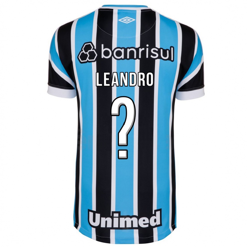 Kinder Fußball Leandro #0 Blau Heimtrikot Trikot 2023/24 T-Shirt Luxemburg