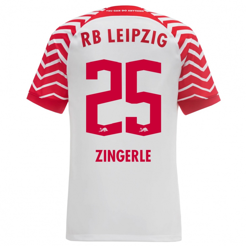 Kinder Fußball Leopold Zingerle #25 Weiß Heimtrikot Trikot 2023/24 T-Shirt Luxemburg