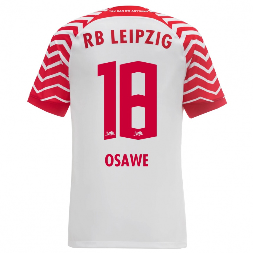 Kinder Fußball Winners Osawe #18 Weiß Heimtrikot Trikot 2023/24 T-Shirt Luxemburg