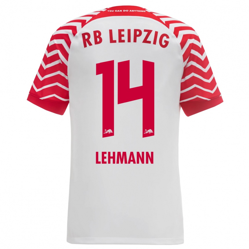 Kinder Fußball Noah Lehmann #14 Weiß Heimtrikot Trikot 2023/24 T-Shirt Luxemburg