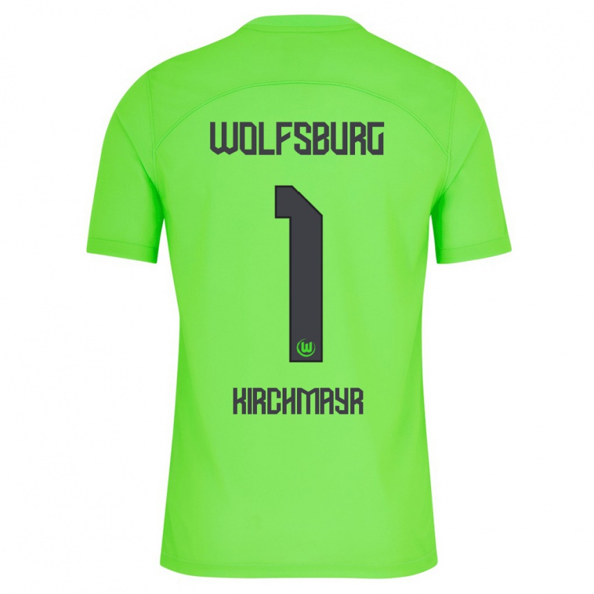 Kinder Fußball Juri Kirchmayr #1 Grün Heimtrikot Trikot 2023/24 T-Shirt Luxemburg