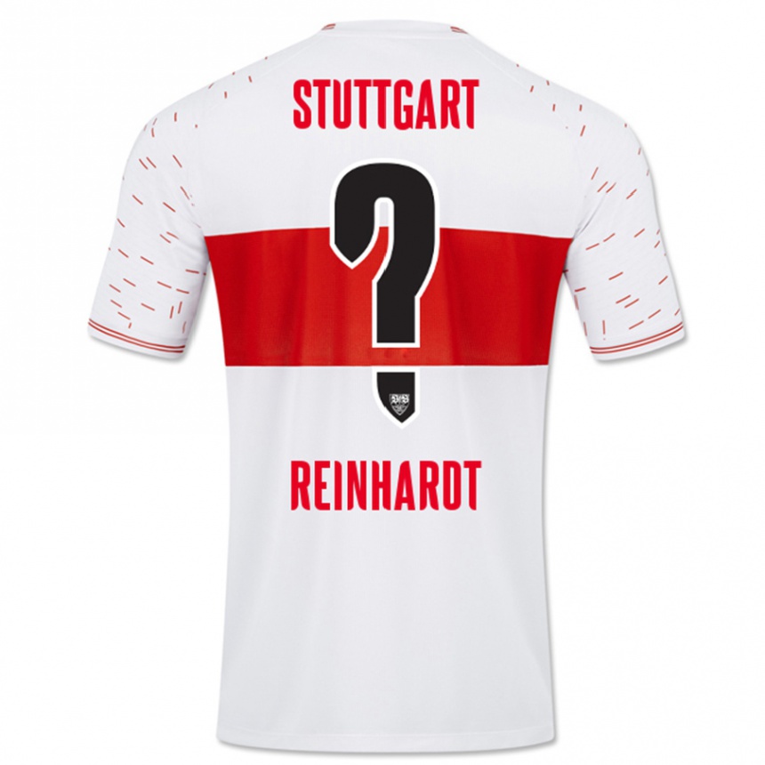 Kinder Fußball Peter Reinhardt #0 Weiß Heimtrikot Trikot 2023/24 T-Shirt Luxemburg