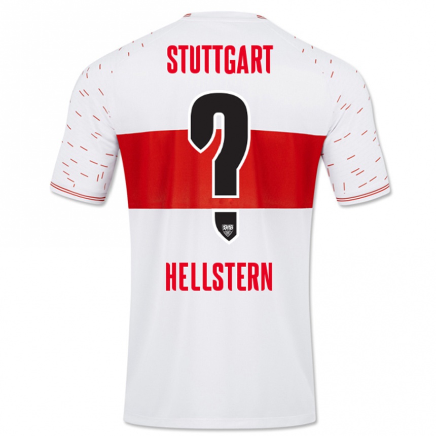 Kinder Fußball Florian Hellstern #0 Weiß Heimtrikot Trikot 2023/24 T-Shirt Luxemburg