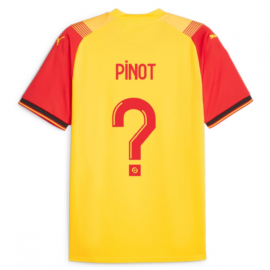 Kinder Fußball Sasha Pinot #0 Gelb Heimtrikot Trikot 2023/24 T-Shirt Luxemburg