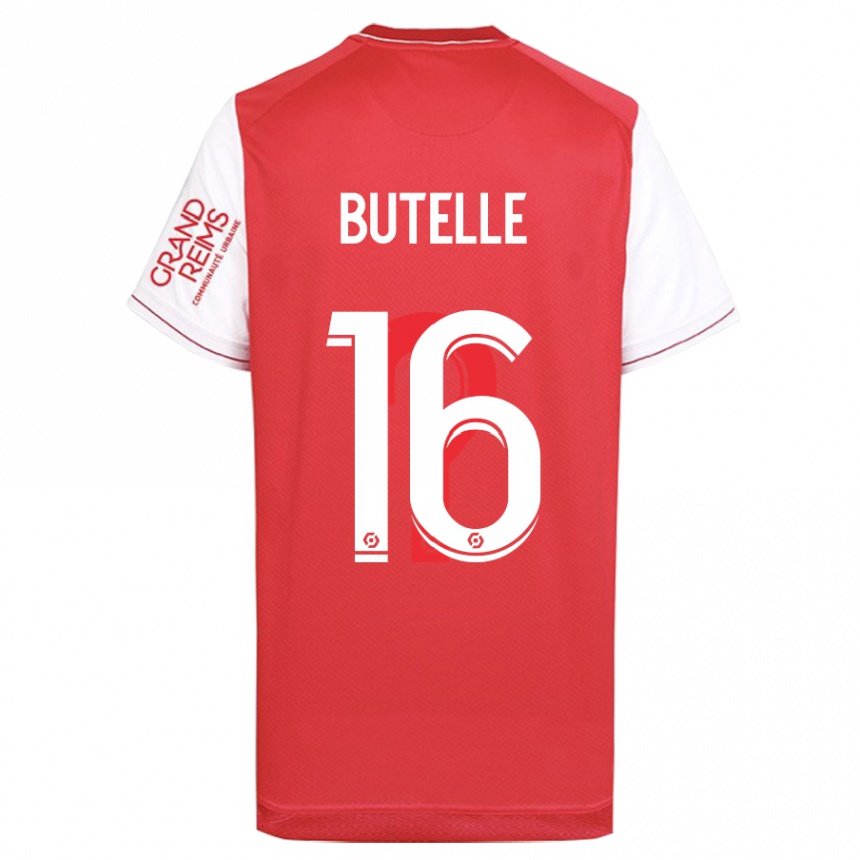 Kinder Fußball Ludovic Butelle #16 Rot Heimtrikot Trikot 2023/24 T-Shirt Luxemburg