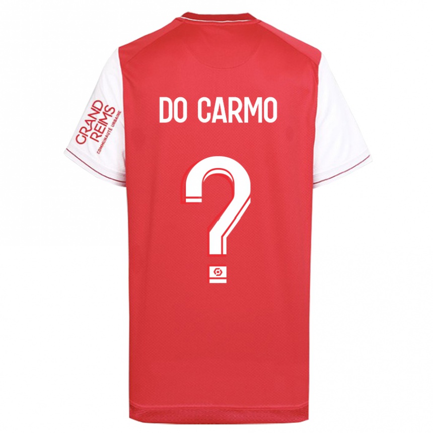 Kinder Fußball Sophian Do Carmo #0 Rot Heimtrikot Trikot 2023/24 T-Shirt Luxemburg