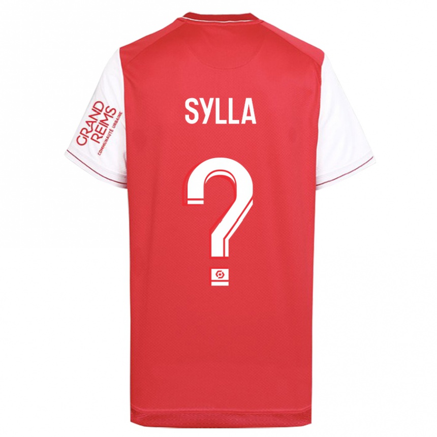 Kinder Fußball Lenny Sylla #0 Rot Heimtrikot Trikot 2023/24 T-Shirt Luxemburg