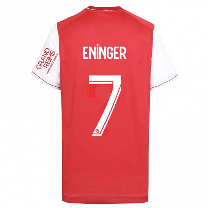 Kinder Fußball Thelma Eninger #7 Rot Heimtrikot Trikot 2023/24 T-Shirt Luxemburg