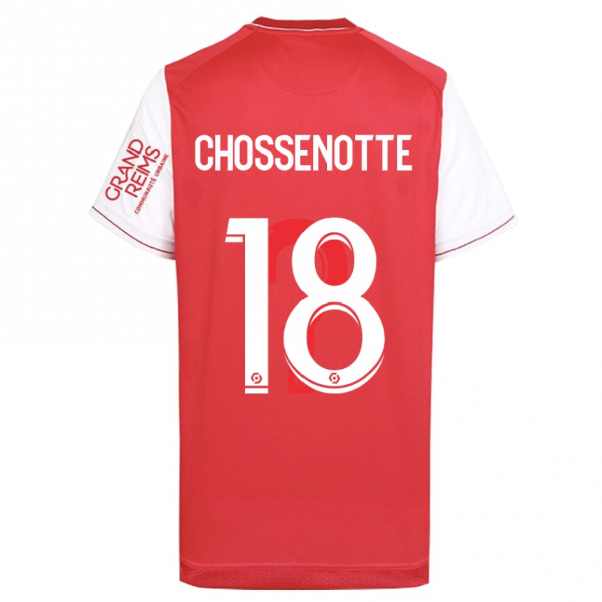 Kinder Fußball Shana Chossenotte #18 Rot Heimtrikot Trikot 2023/24 T-Shirt Luxemburg