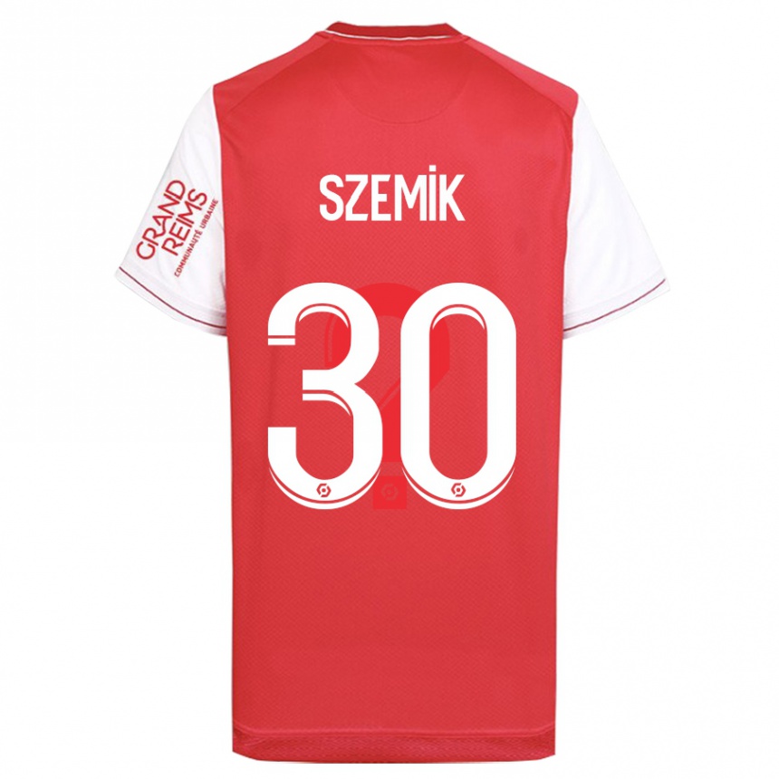 Kinder Fußball Kinga Szemik #30 Rot Heimtrikot Trikot 2023/24 T-Shirt Luxemburg