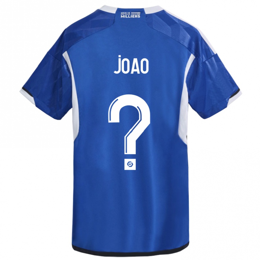 Kinder Fußball Tchoula Joâo #0 Blau Heimtrikot Trikot 2023/24 T-Shirt Luxemburg