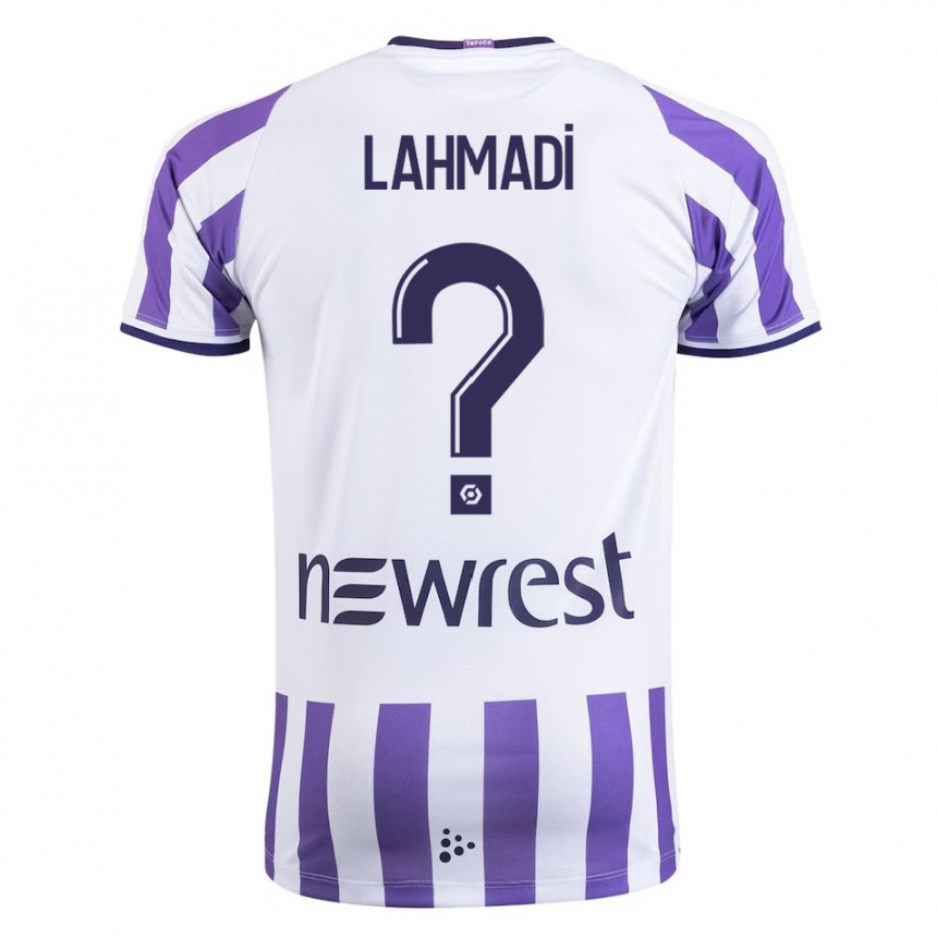 Kinder Fußball Noah Lahmadi #0 Weiß Heimtrikot Trikot 2023/24 T-Shirt Luxemburg