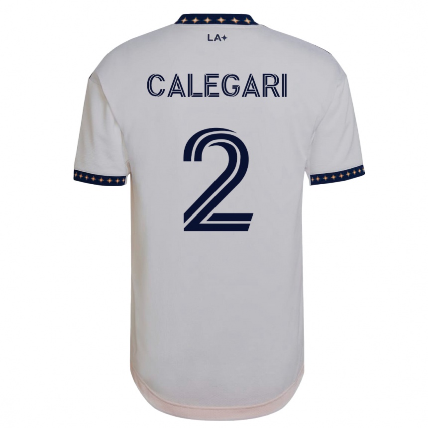 Kinder Fußball Calegari #2 Weiß Heimtrikot Trikot 2023/24 T-Shirt Luxemburg