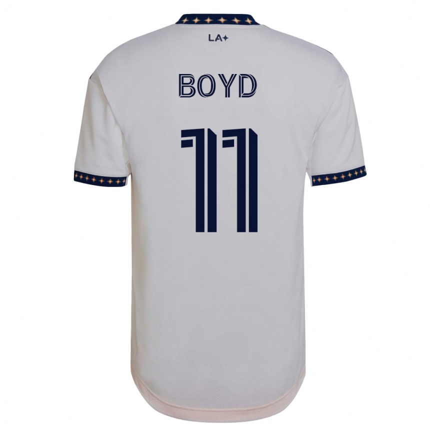 Kinder Fußball Tyler Boyd #11 Weiß Heimtrikot Trikot 2023/24 T-Shirt Luxemburg