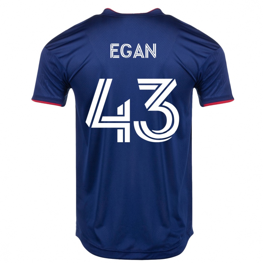 Kinder Fußball Noah Egan #43 Marine Heimtrikot Trikot 2023/24 T-Shirt Luxemburg