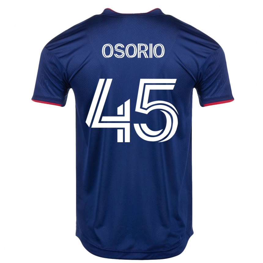 Kinder Fußball Harold Osorio #45 Marine Heimtrikot Trikot 2023/24 T-Shirt Luxemburg