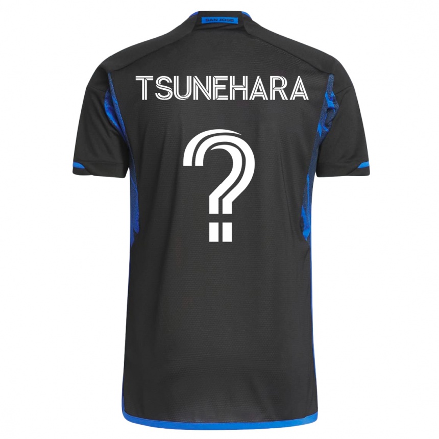 Kinder Fußball Roka Tsunehara #0 Blau Schwarz Heimtrikot Trikot 2023/24 T-Shirt Luxemburg