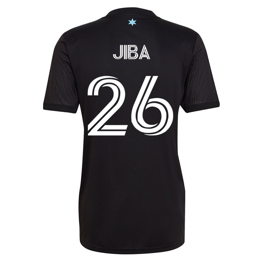 Kinder Fußball Ryen Jiba #26 Schwarz Heimtrikot Trikot 2023/24 T-Shirt Luxemburg