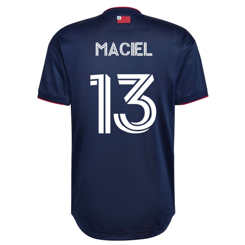 Kinder Fußball Maciel #13 Marine Heimtrikot Trikot 2023/24 T-Shirt Luxemburg