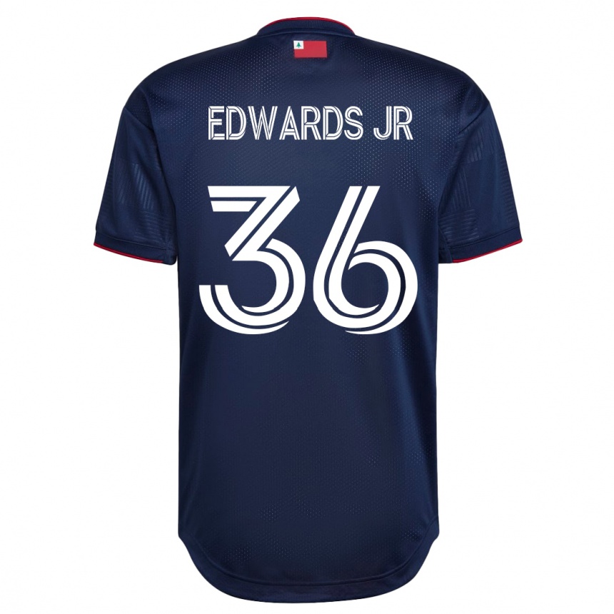 Kinder Fußball Earl Edwards Jr. #36 Marine Heimtrikot Trikot 2023/24 T-Shirt Luxemburg
