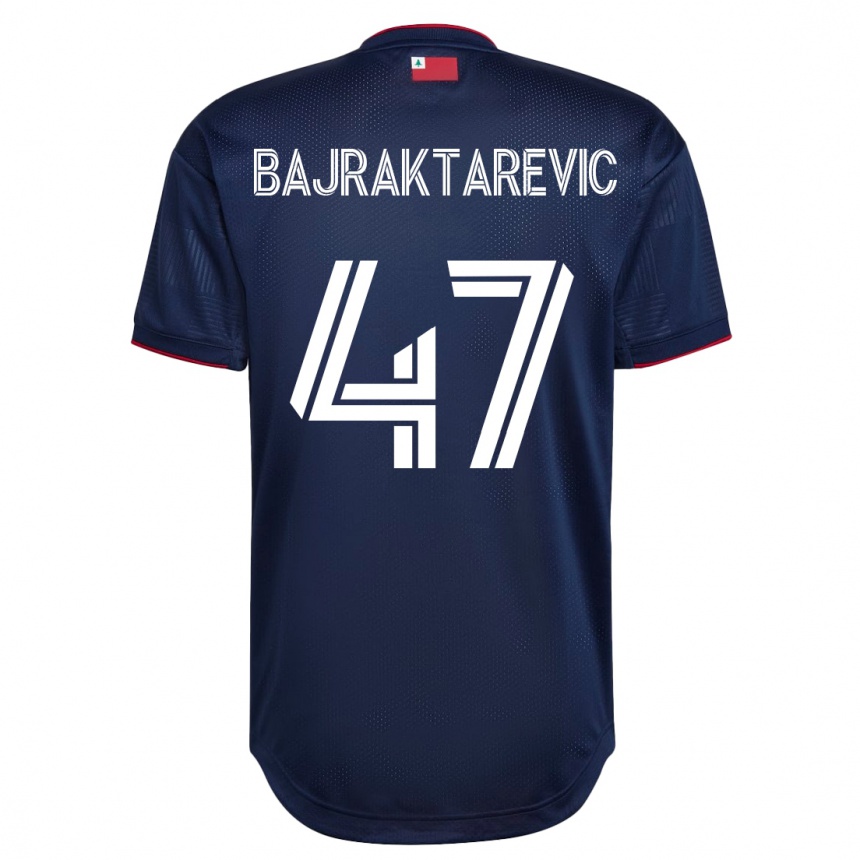 Kinder Fußball Esmir Bajraktarevic #47 Marine Heimtrikot Trikot 2023/24 T-Shirt Luxemburg