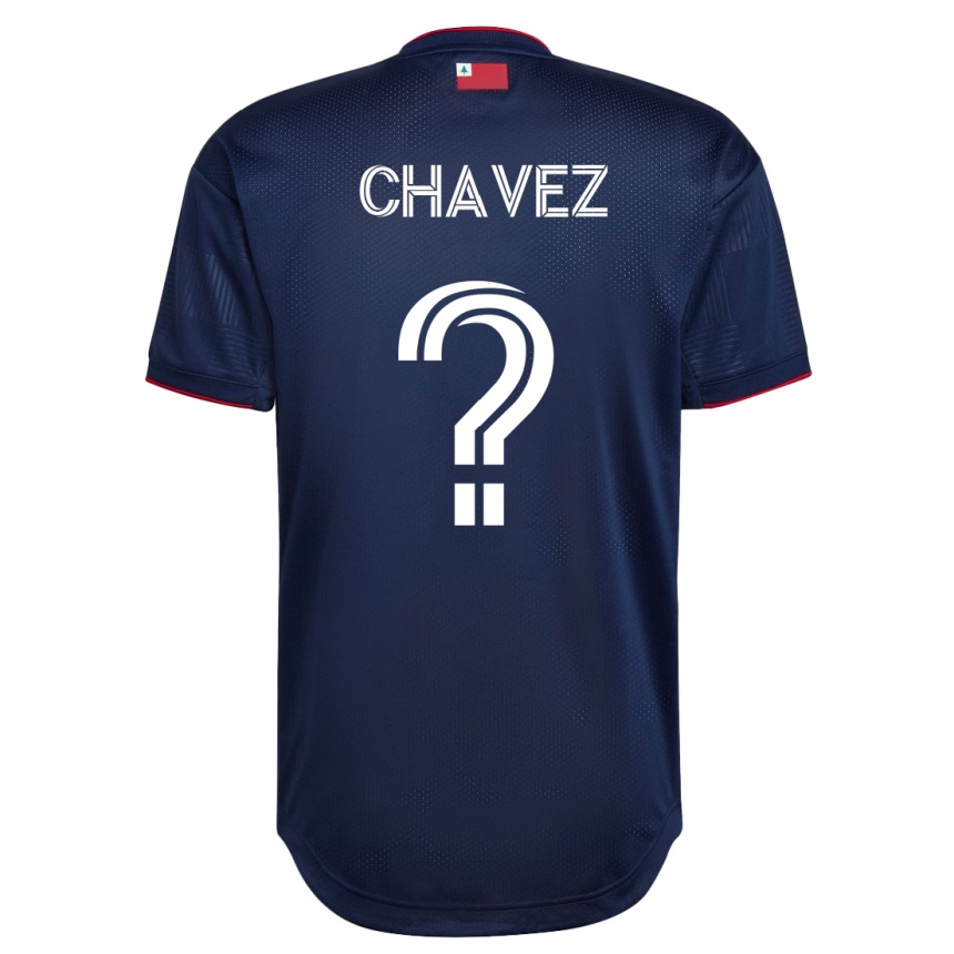 Kinder Fußball Gabriel Chávez #0 Marine Heimtrikot Trikot 2023/24 T-Shirt Luxemburg