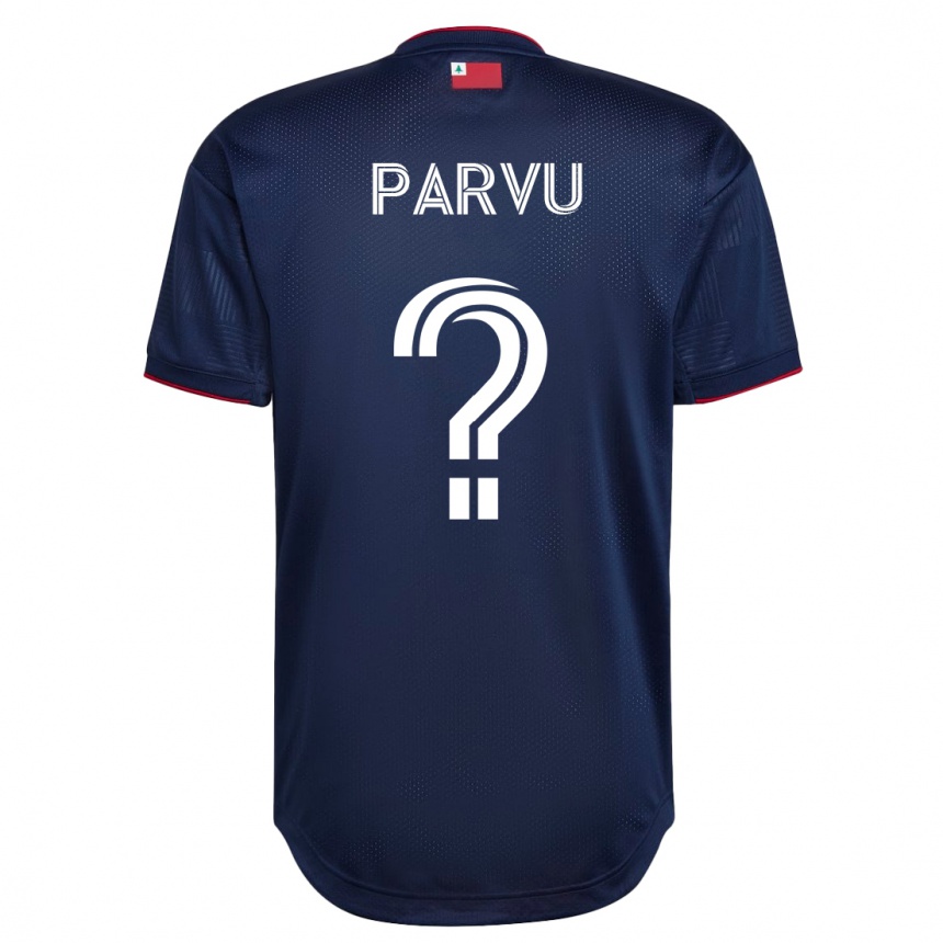 Kinder Fußball Alexandru Parvu #0 Marine Heimtrikot Trikot 2023/24 T-Shirt Luxemburg
