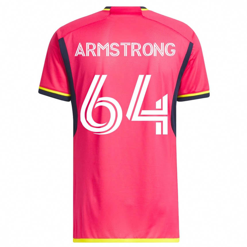 Kinder Fußball Dida Armstrong #64 Rosa Heimtrikot Trikot 2023/24 T-Shirt Luxemburg