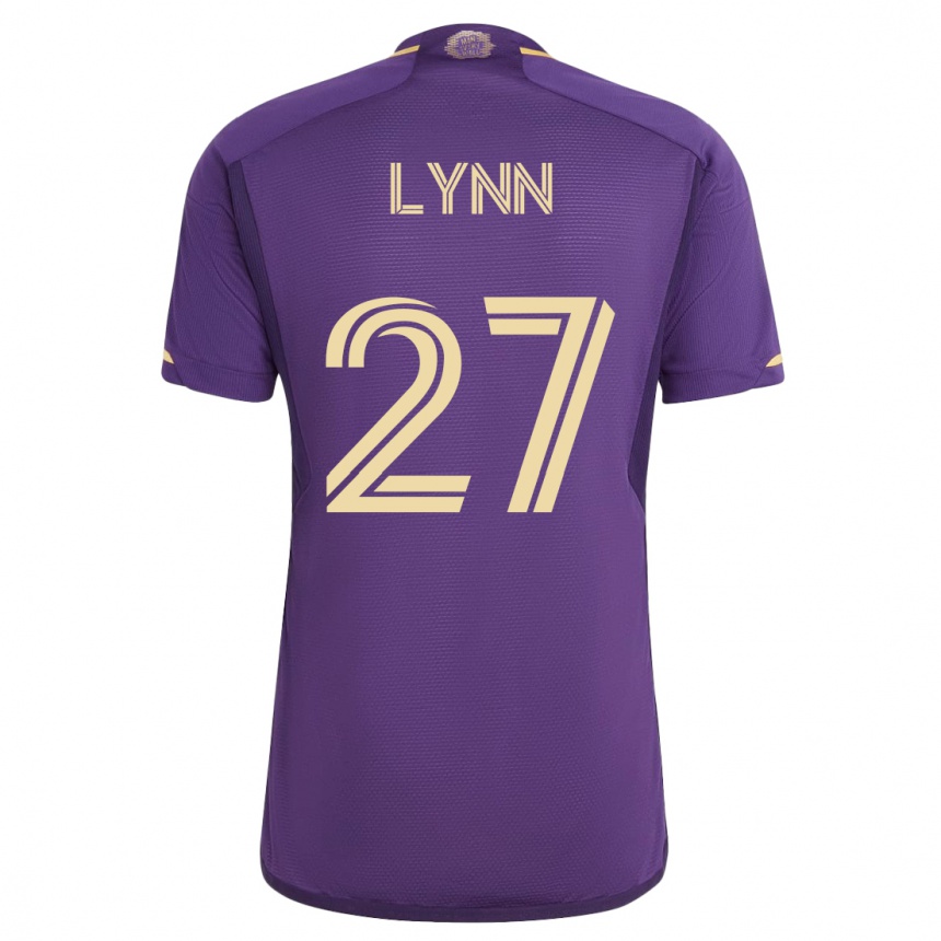 Kinder Fußball Jack Lynn #27 Violett Heimtrikot Trikot 2023/24 T-Shirt Luxemburg