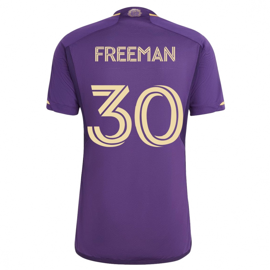 Kinder Fußball Alex Freeman #30 Violett Heimtrikot Trikot 2023/24 T-Shirt Luxemburg